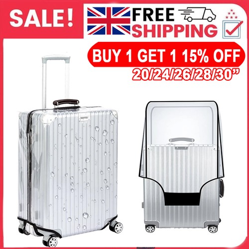 Clear pvc waterproof luggage - clear,