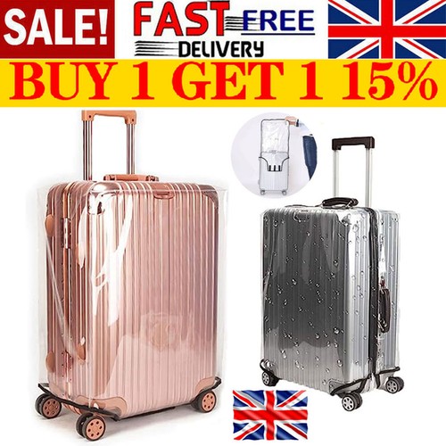 Clear pvc waterproof luggage - clear,