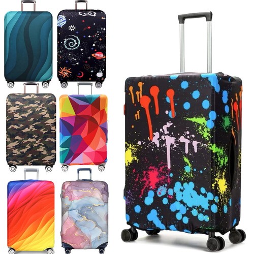 Colorful travel trolley - trolley, case