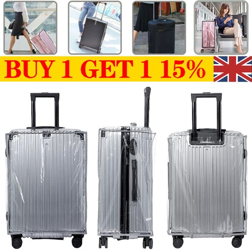 Clear pvc waterproof luggage - clear,