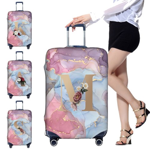 Gold letter elastic trolley - letter,