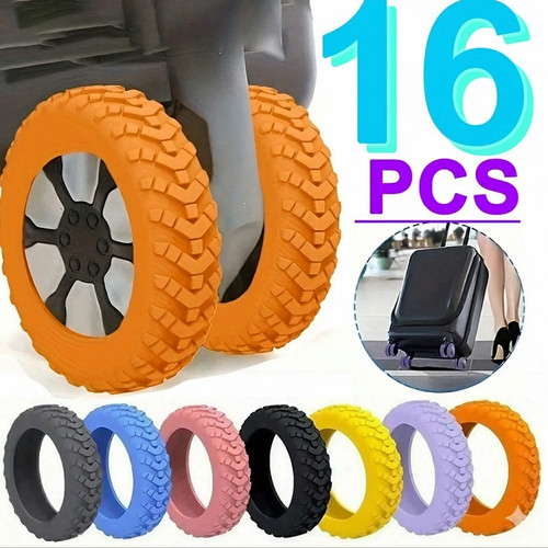 8pc silicone luggage - 16/8pc,