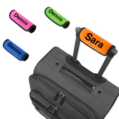 Personalised luggage handle - personalised,