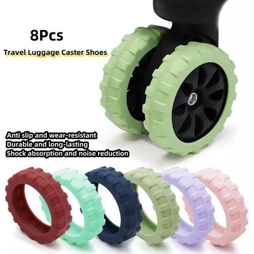 8pcs luggage wheel covers - luggage,