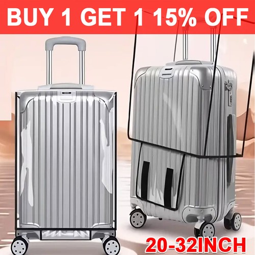Clear pvc waterproof luggage - clear,