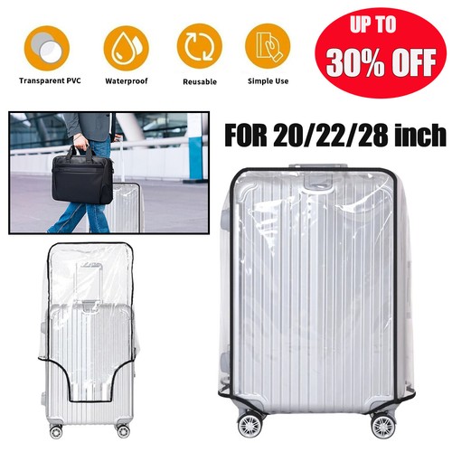 Clear pvc waterproof luggage - clear,